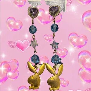 Y2K gem earrings